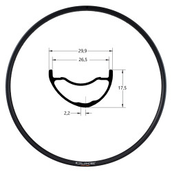 JANTE DUKE CRAZY STAR 6TERS ARRIERE