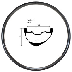 JANTE DUKE FURY JACK SLS4 ARRIÈRE
