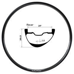 DUKE RIM CRAZY JACK SLS2 6TERS RR RF