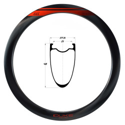 DUKE RIM BACCARA 48C SLS2 DISC RED