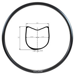 JANTE DUKE BACCARA 25T 3K DISC
