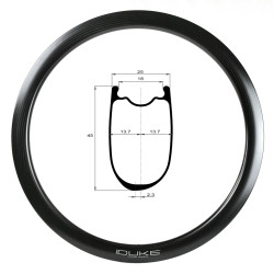 DUKE RIM BACCARA 45C 3K DISC