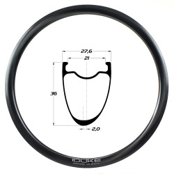 DUKE RIM BACCARA 36 Rb (RIM BRAKE)