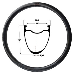 DUKE RIM BACCARA RX 36 SLR2