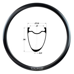 DUKE RIM BACCARA ULTRA 36 SLR2 OLD DESIGN