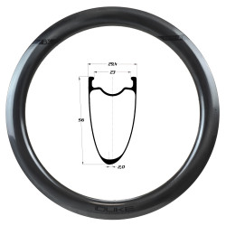 DUKE RIM BACCARA X 56 SLR2 28 HOLES OLD DESIGN
