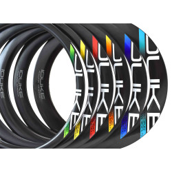 DUKE SERIE2 H DISC STICKERS WHITE LETTER