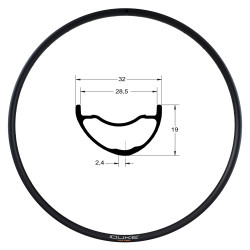 JANTE DUKE FURY STAR 6TERS ARRIERE