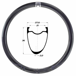 JANTE DUKE BACCARA ULTRA 36 SLR2 à défaut