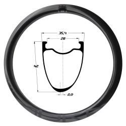 DUKE RIM BACCARA WRX 42 SLR2