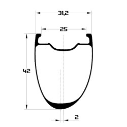JANTE DUKE STRADA 42