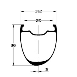 JANTE DUKE STRADA 36